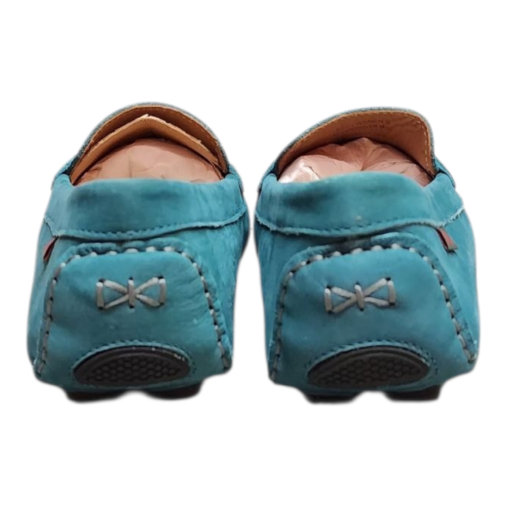 G.H. Bass & Co. Women's Teal Dylan Driver Moccasins NIB Size 10 - Picture 2 of 5